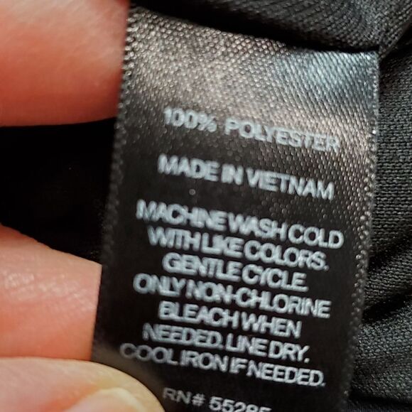 NWT Express Black,Floral & Bird Pattern Dress - Picture 7 of 7